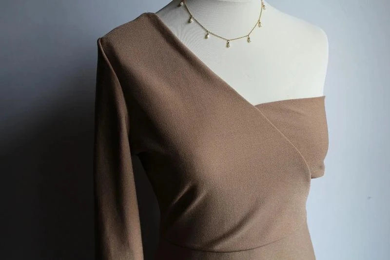 Beige asymmetrical Missguided dress – photo 3